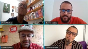 Prosa e boa música com Fernando Anitelli, Pedro Munhoz e Renan Inquerito